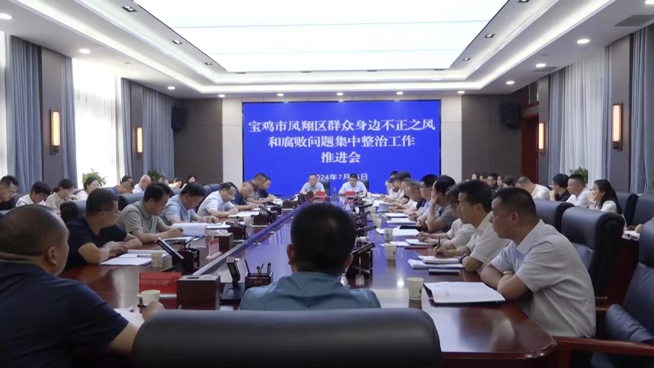 凤翔区召开群众身边不正之风和腐败问题集中整治工作推进会